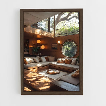 ap-interior designer-6 cadre Bois foncé