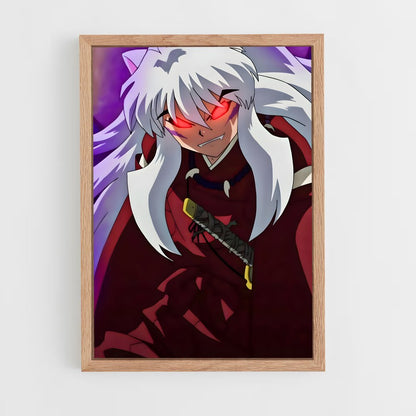 ap-inuyasha half demon-1 cadre Bois clair