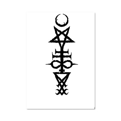Poster Croix Inversée