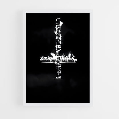 ap-inverted cross-4 cadre Blanc