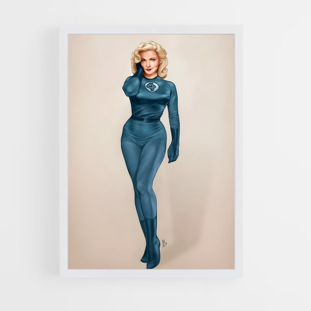 ap-invisible woman sue storm-3 cadre Blanc