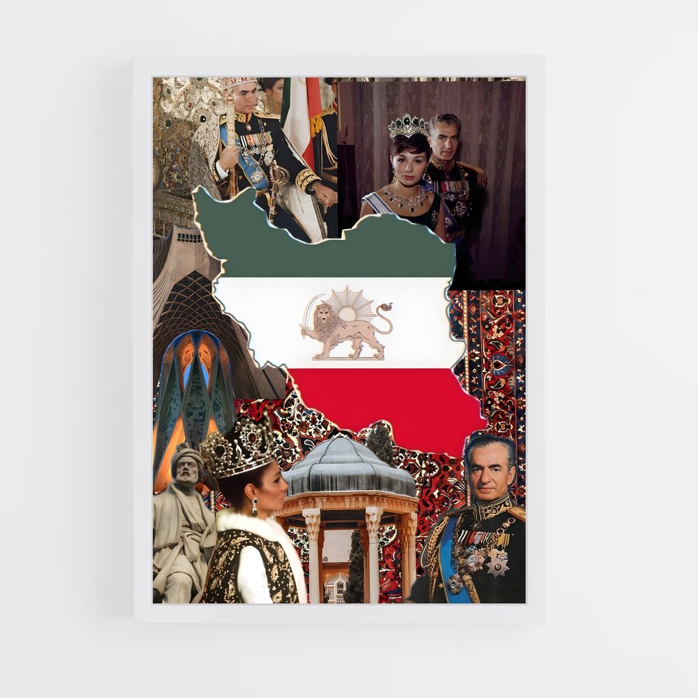 ap-iran flag-3 cadre Blanc
