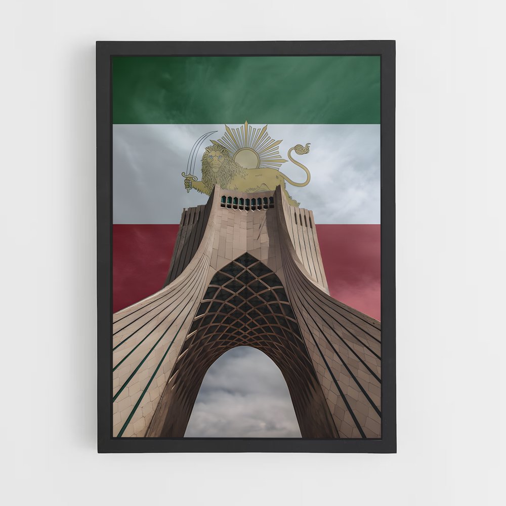 ap-iran flag-5 cadre Noir