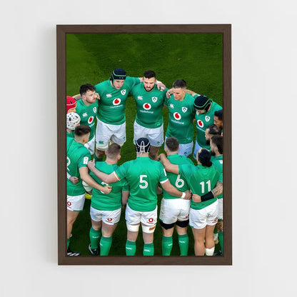 ap-ireland national rugby team-2 cadre Bois foncé