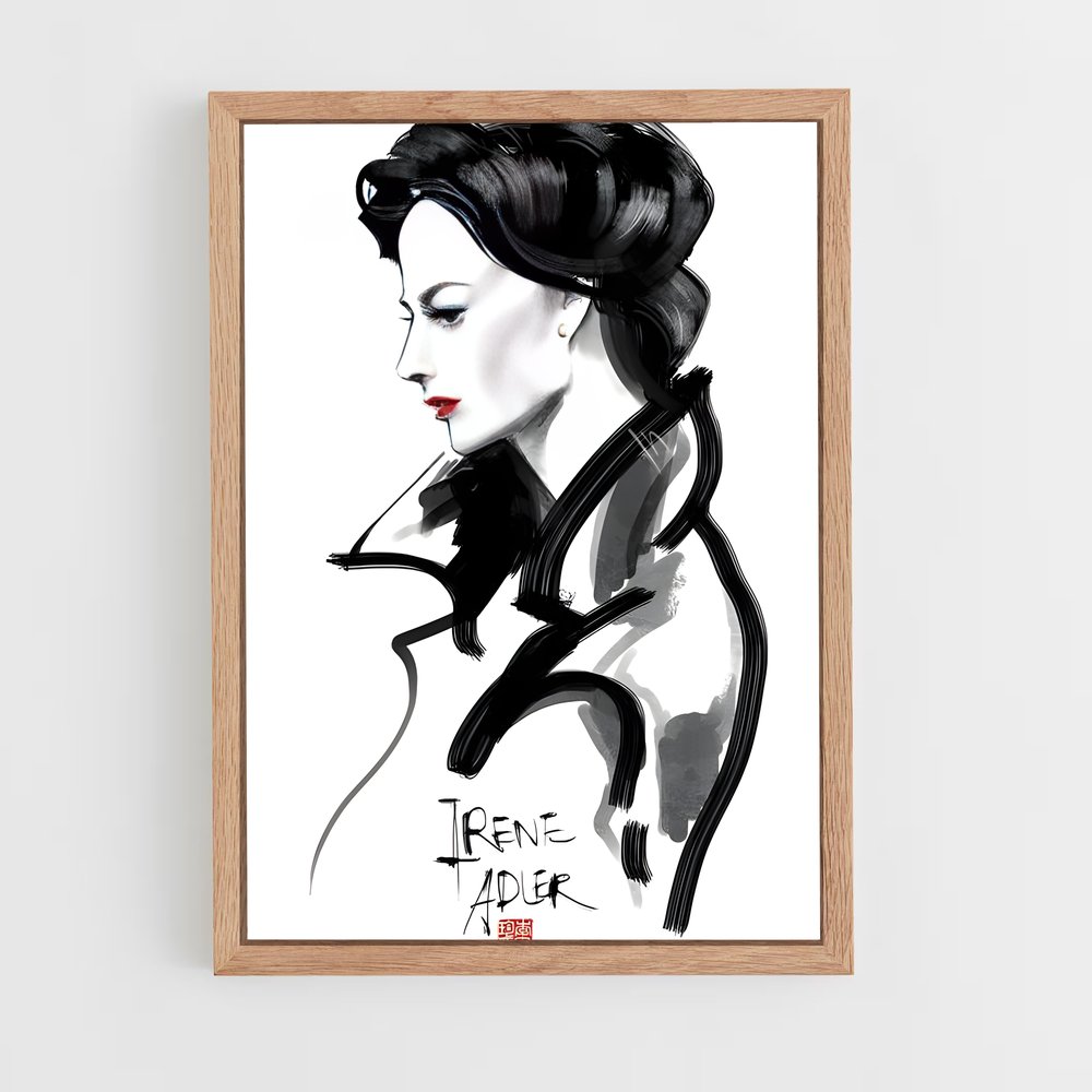 ap-irene adler-7 cadre Bois clair