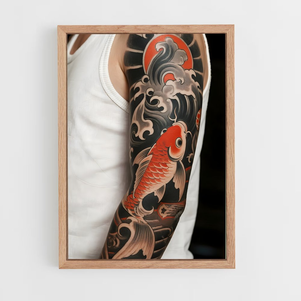 ap-irezumi-4 cadre Bois clair