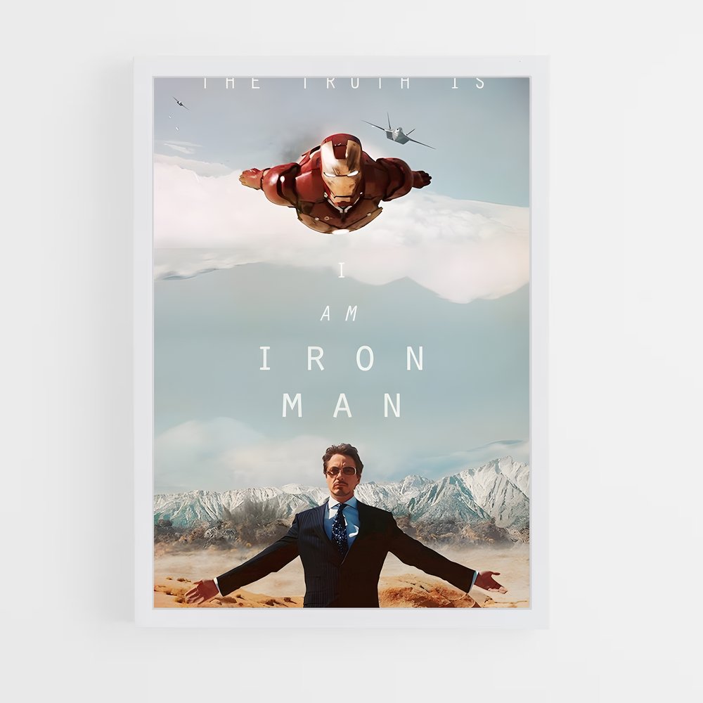 ap-iron man-3 cadre Blanc
