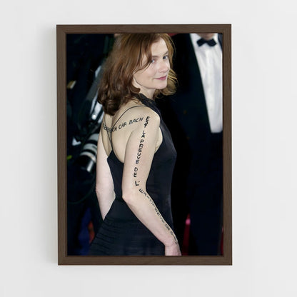 ap-isabelle huppert-5 cadre Bois foncé