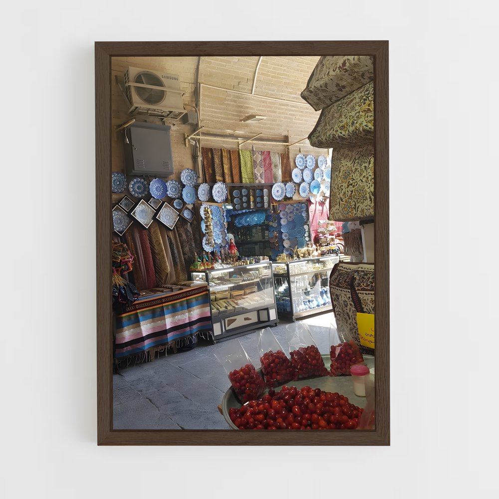ap-isfahan-13 cadre Bois foncé
