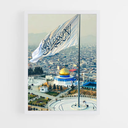 ap-islamic flag-1 cadre Blanc