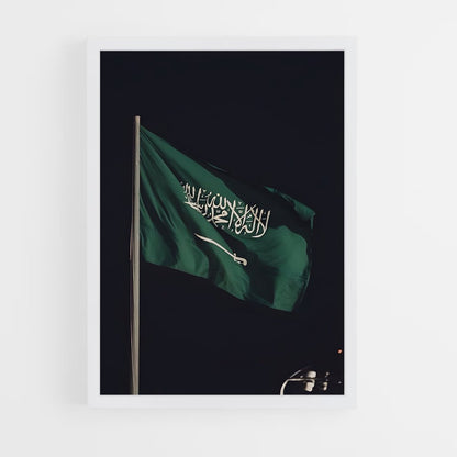 ap-islamic flag-5 cadre Blanc