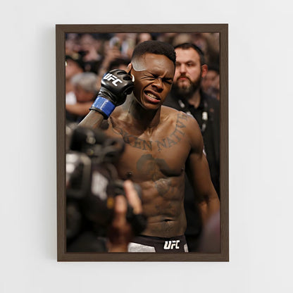 ap-israel adesanya-4 cadre Bois foncé