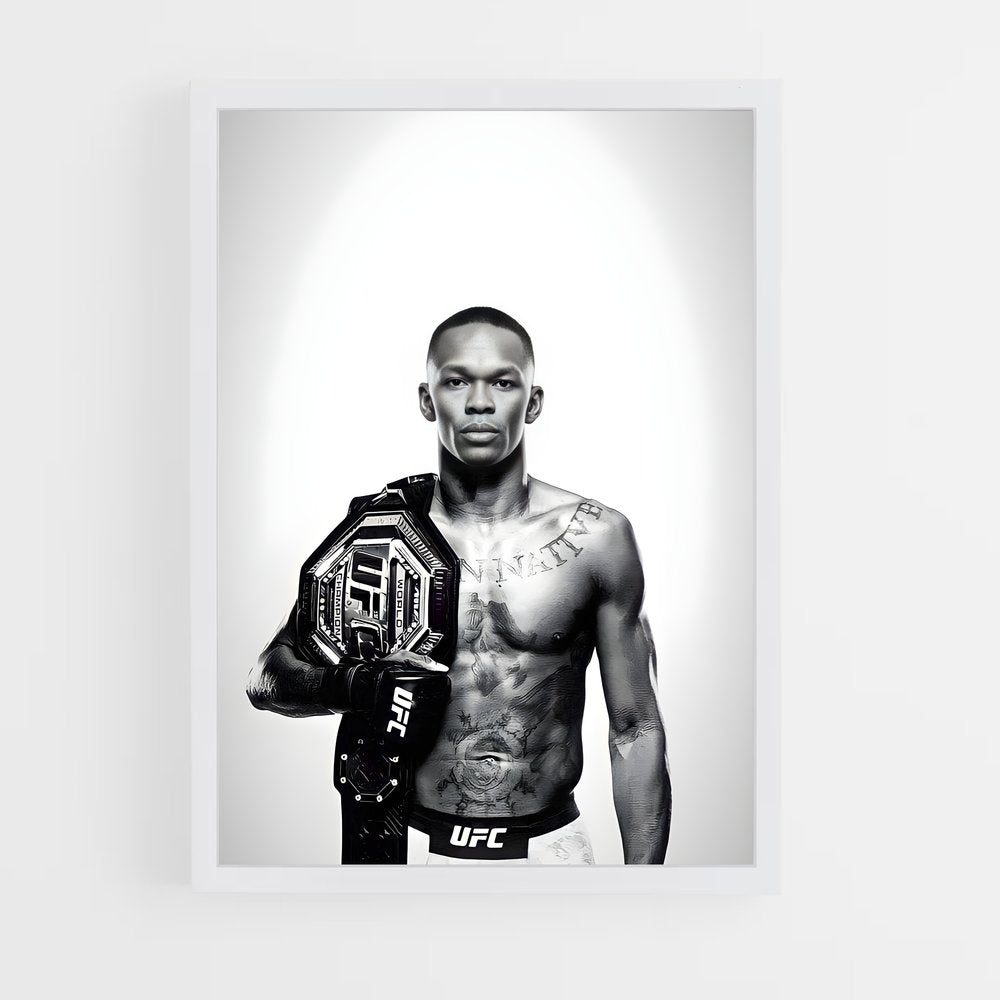 ap-israel adesanya-8 cadre Blanc