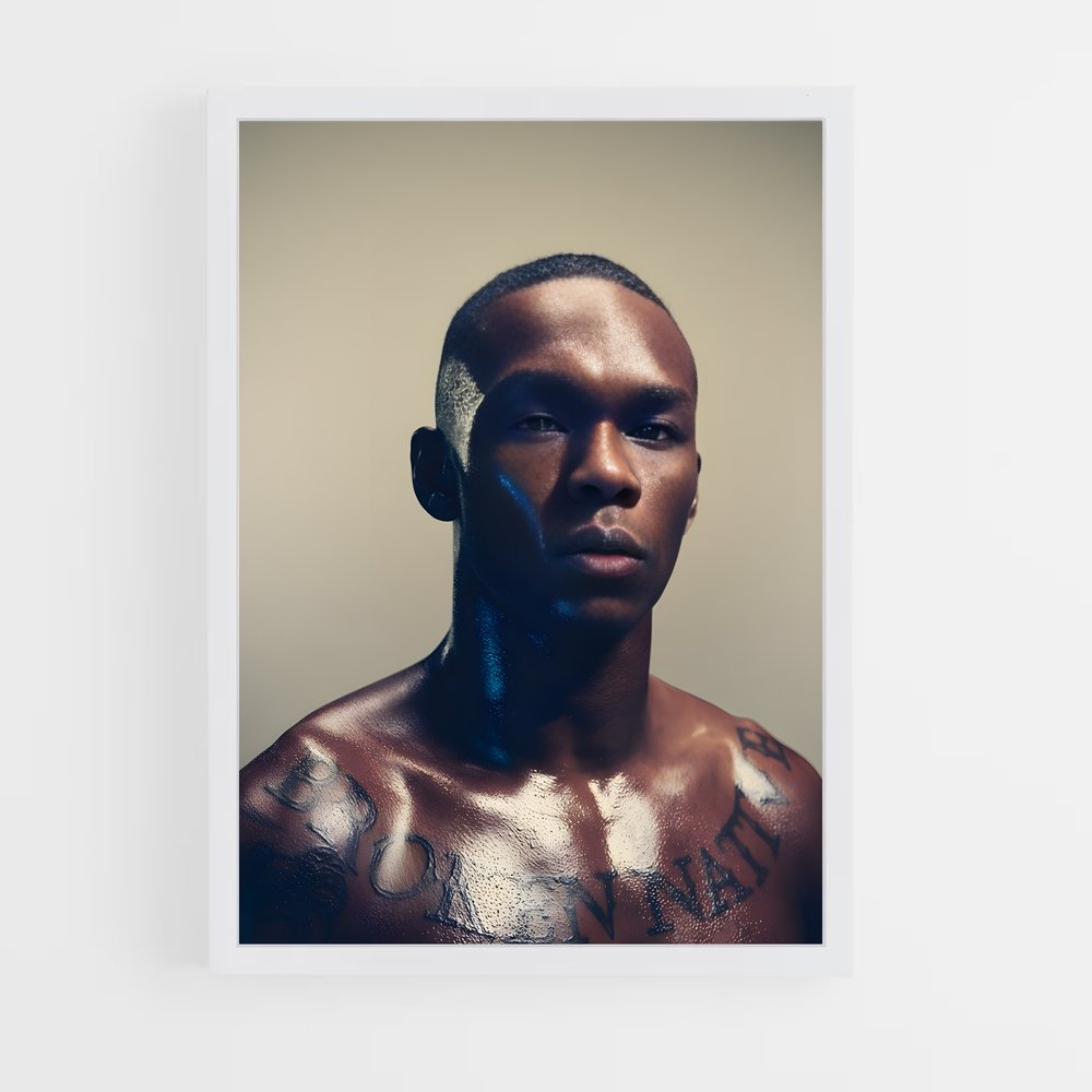 ap-israel adesanya-9 cadre Blanc