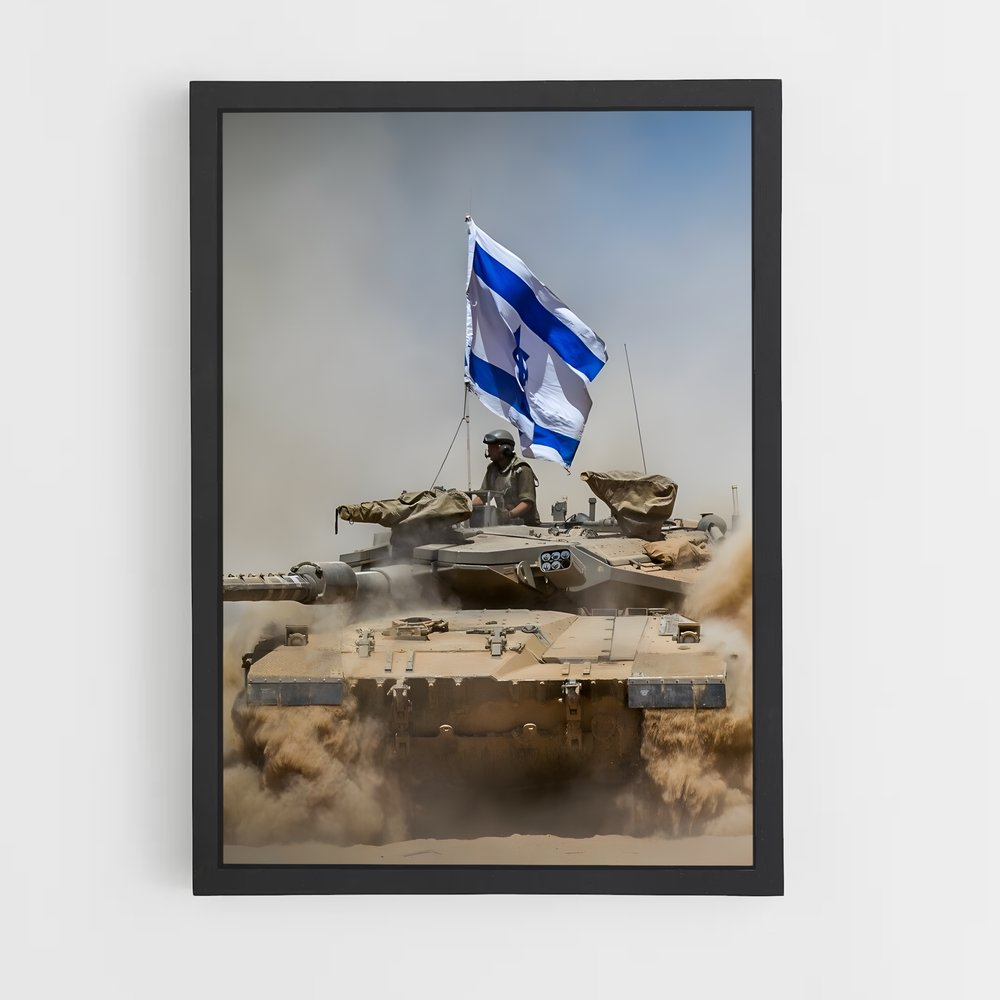 ap-israel flag-2 cadre Noir