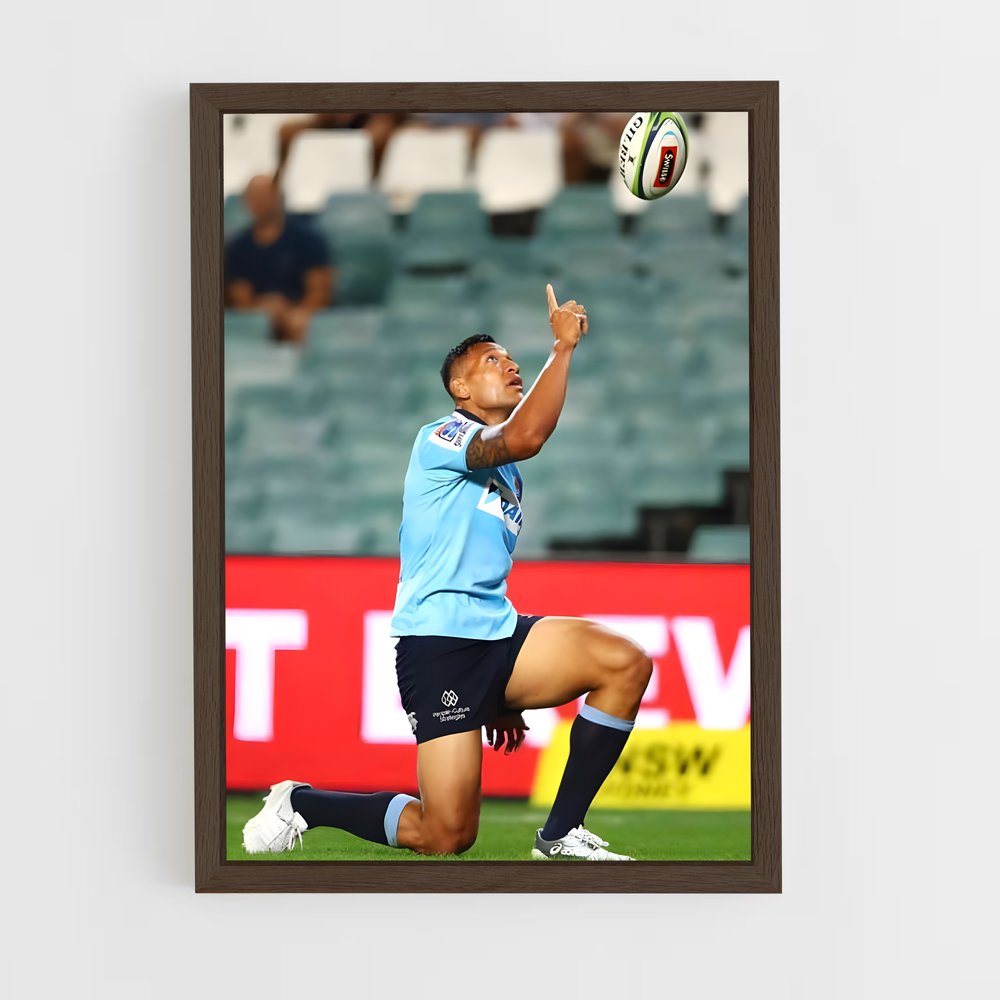 ap-israel folau-1 cadre Bois foncé