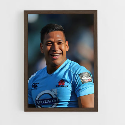 ap-israel folau-4 cadre Bois foncé