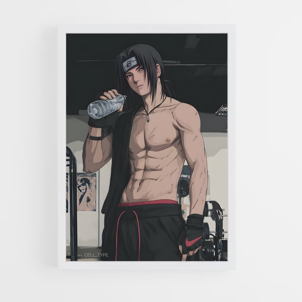 ap-itachi uchiha-13 cadre Blanc