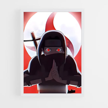 ap-itachi uchiha-4 cadre Blanc