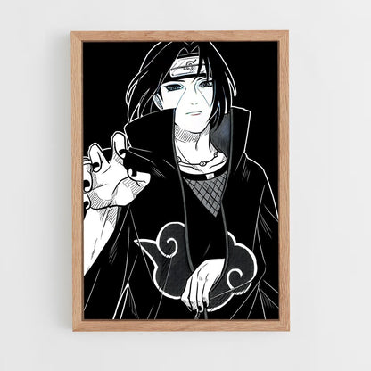 ap-itachi uchiha-7 cadre Bois clair