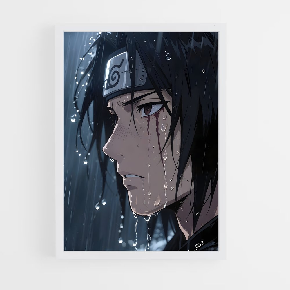 ap-itachi uchiha-8 cadre Blanc