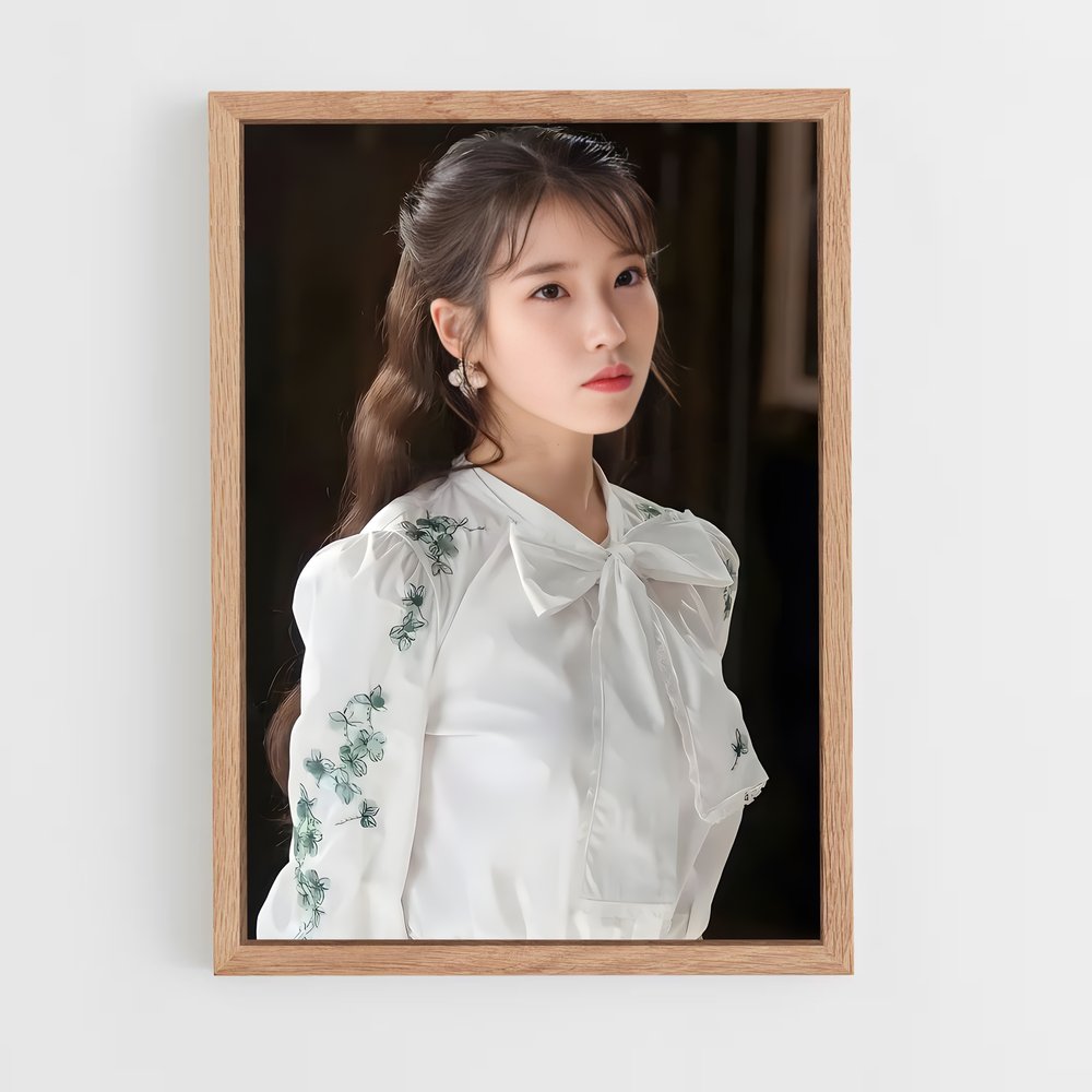 ap-iu lee ji-eun-5 cadre Bois clair