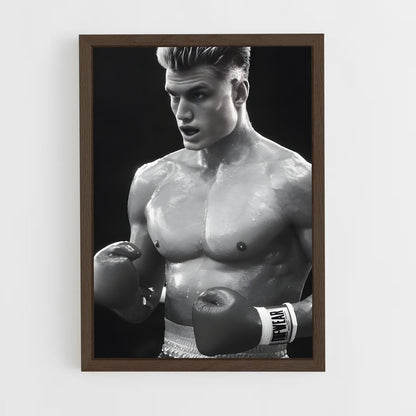 ap-ivan drago-4 cadre Bois foncé