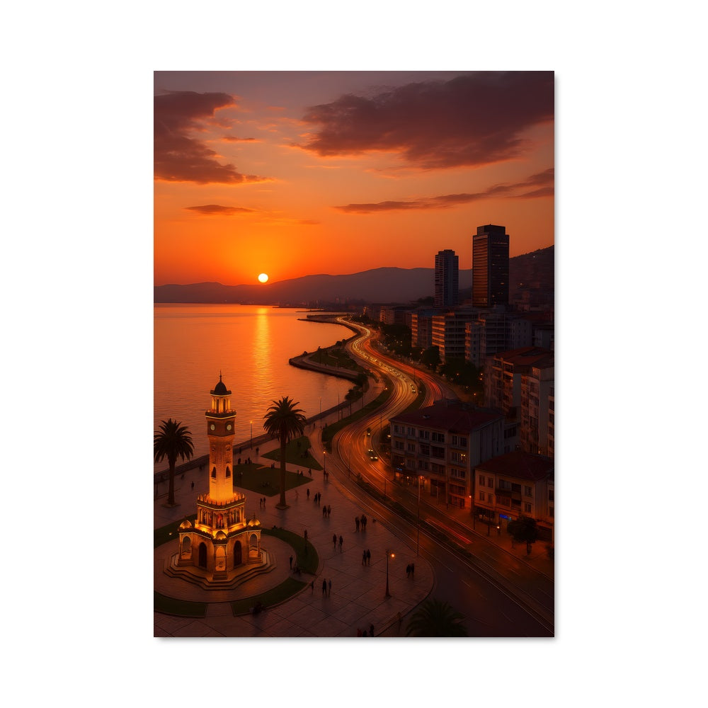 Poster Crépuscule d'Izmir