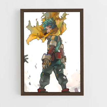 ap-izuku midoriya-6 cadre Bois foncé
