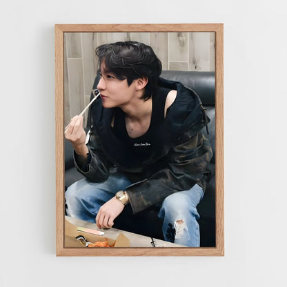 ap-j-hope bts-5 cadre Bois clair