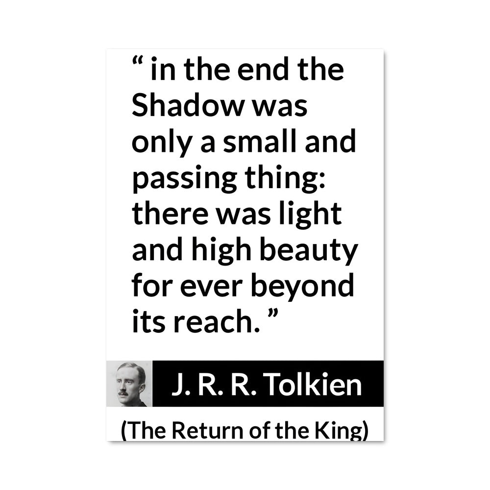 Poster La Sagesse de Tolkien