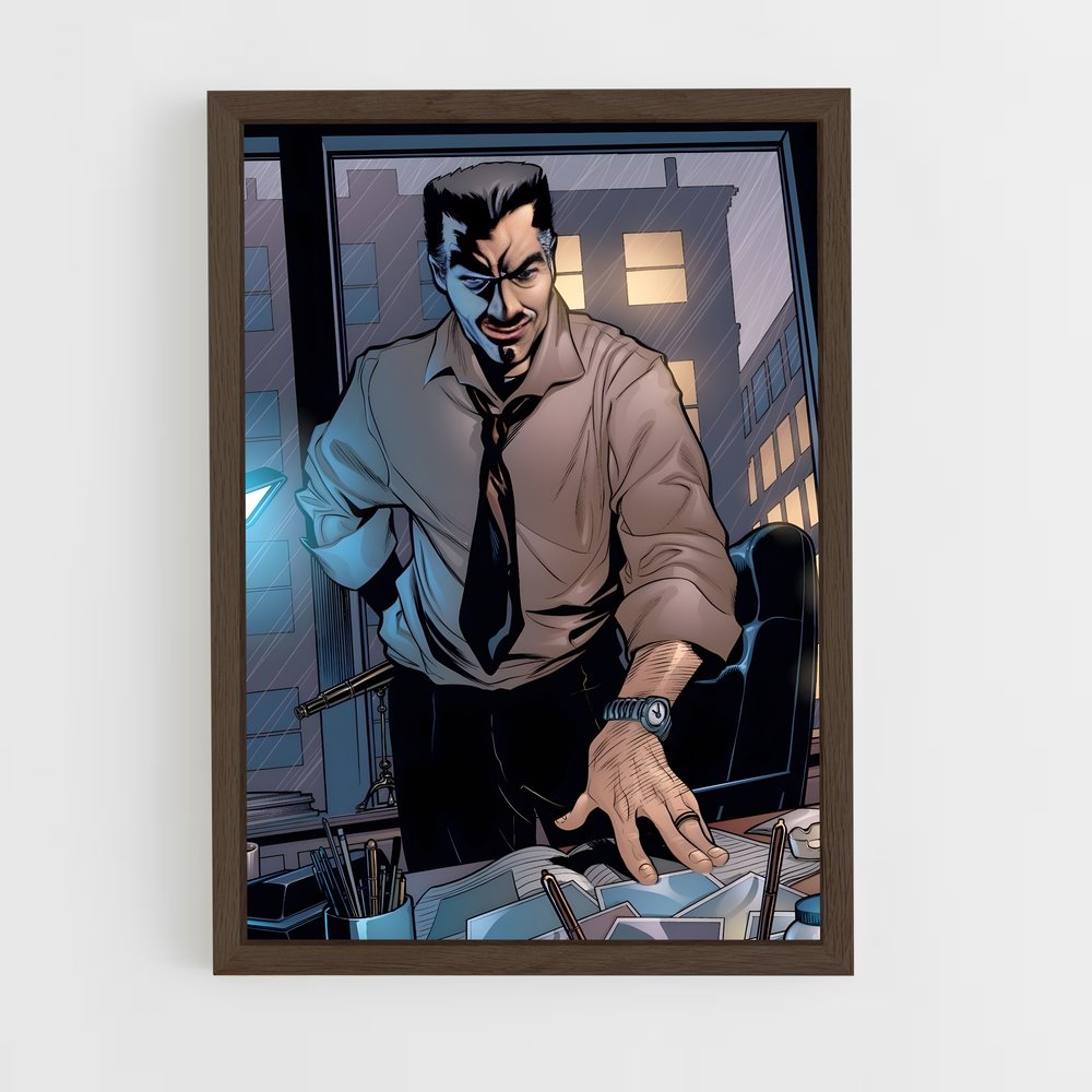 ap-j jonah jameson-5 cadre Bois foncé