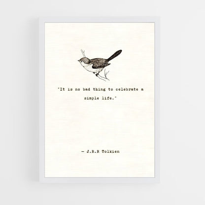 ap-j r r tolkien-6 cadre Blanc