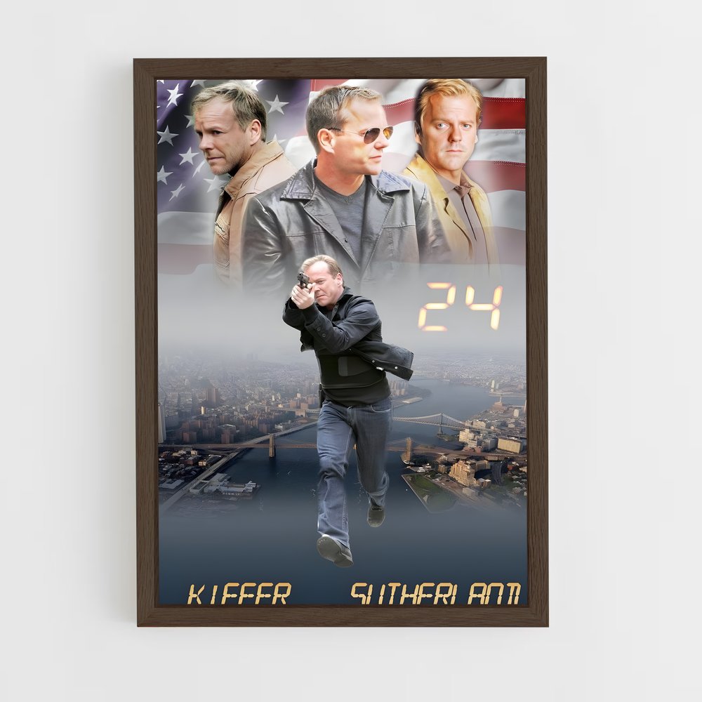 ap-jack bauer-4 cadre Bois foncé