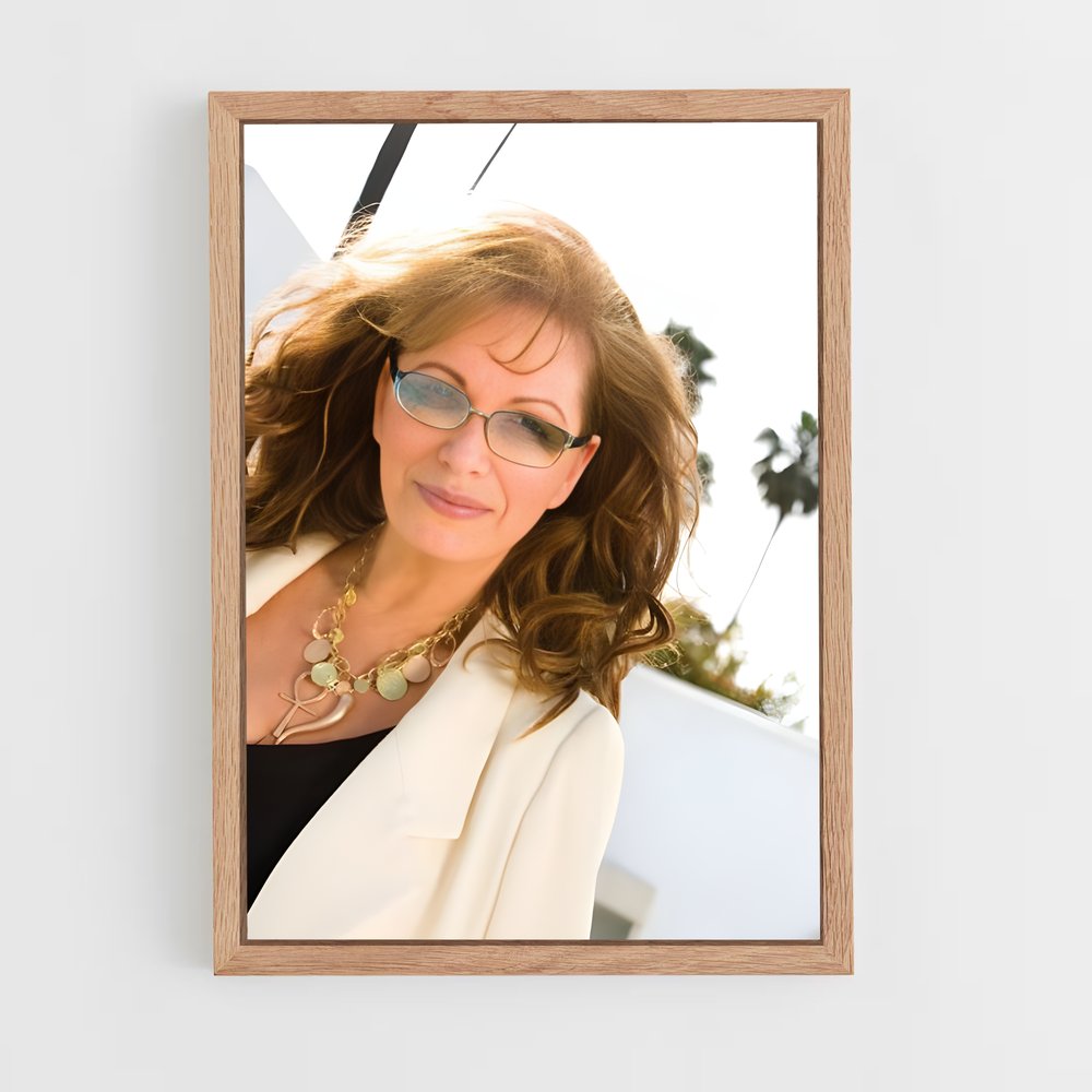 ap-jackie collins-3 cadre Bois clair