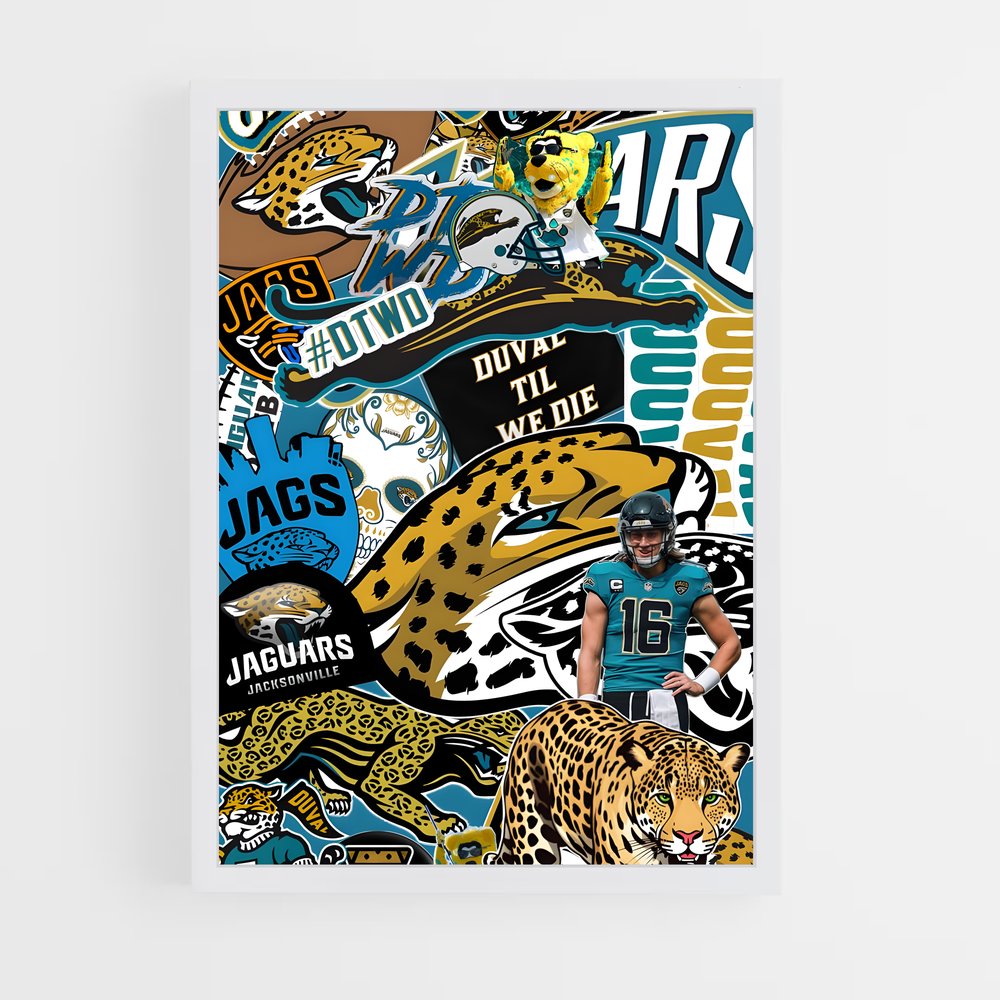 ap-jacksonville jaguars-1 cadre Blanc