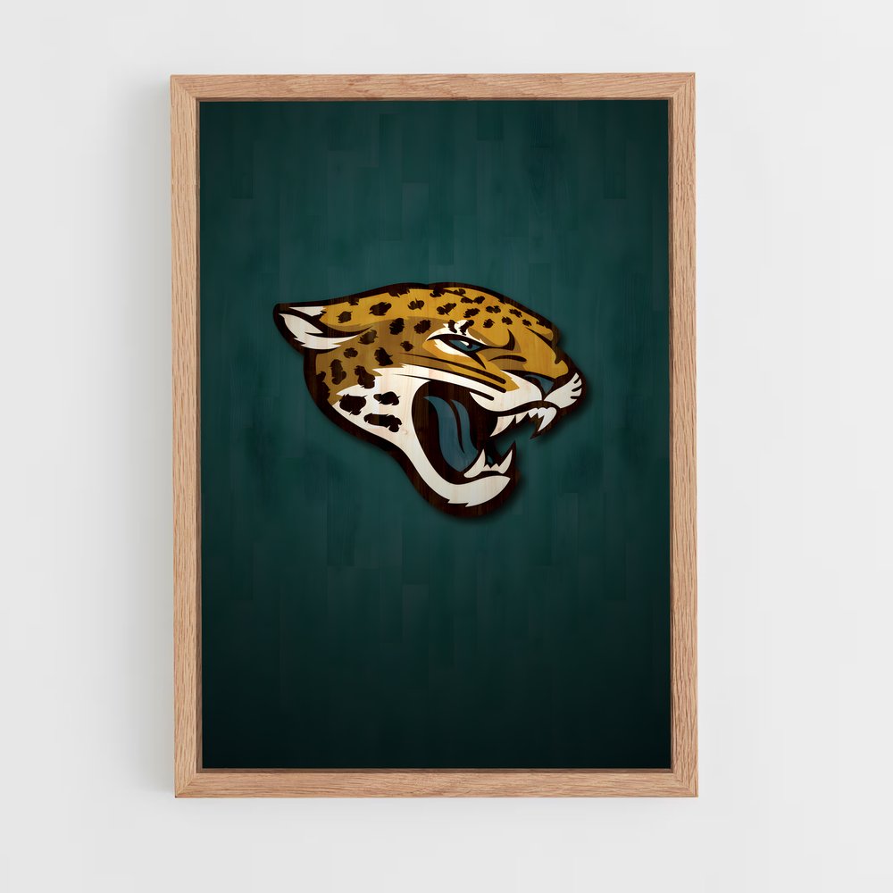 ap-jacksonville jaguars-3 cadre Bois clair