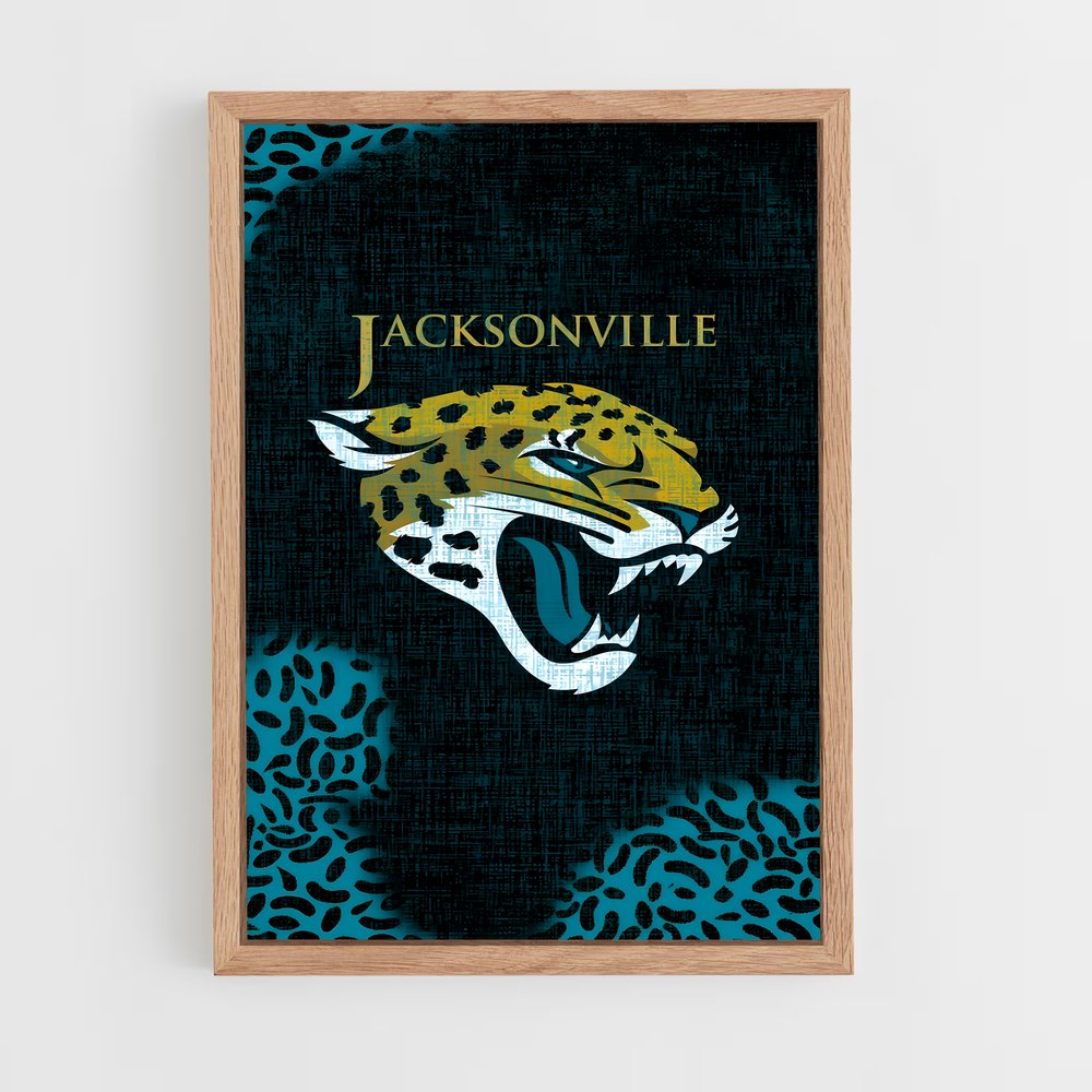 ap-jacksonville jaguars-5 cadre Bois clair