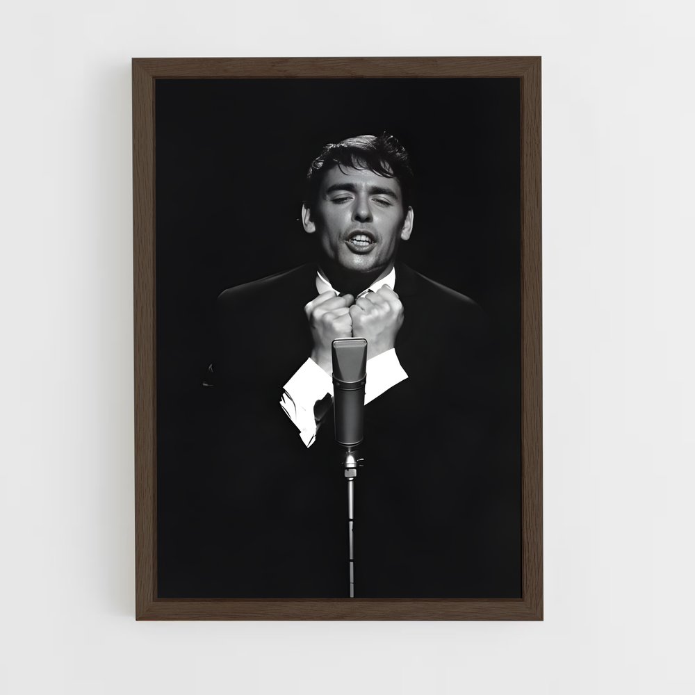ap-jacques brel-1 cadre Bois foncé