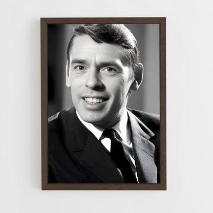 ap-jacques brel-3 cadre Bois foncé