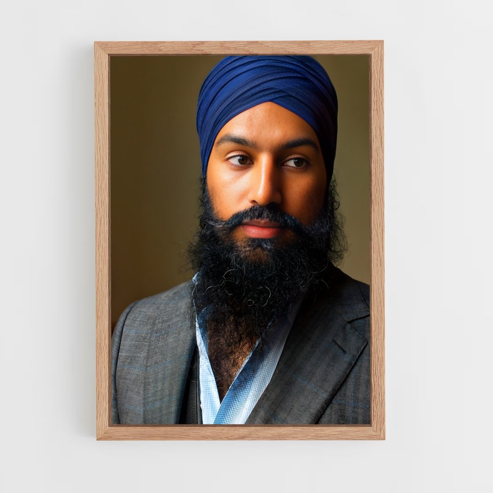 ap-jagmeet singh-2 cadre Bois clair