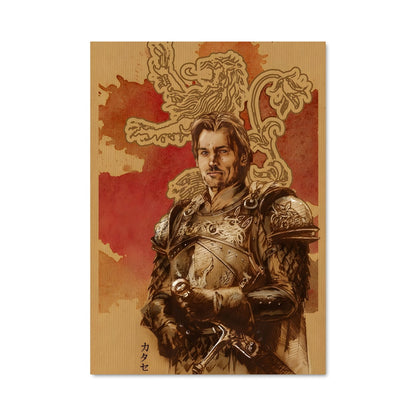 Poster Dragon et Chevalier