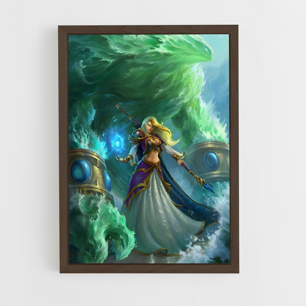 ap-jaina proudmoore-3 cadre Bois foncé