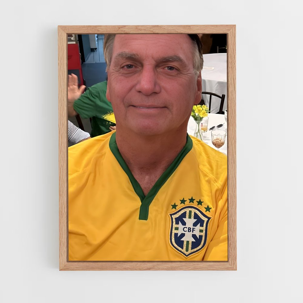 ap-jair bolsonaro-4 cadre Bois clair