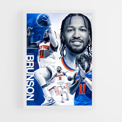 ap-jalen brunson-6 cadre Blanc