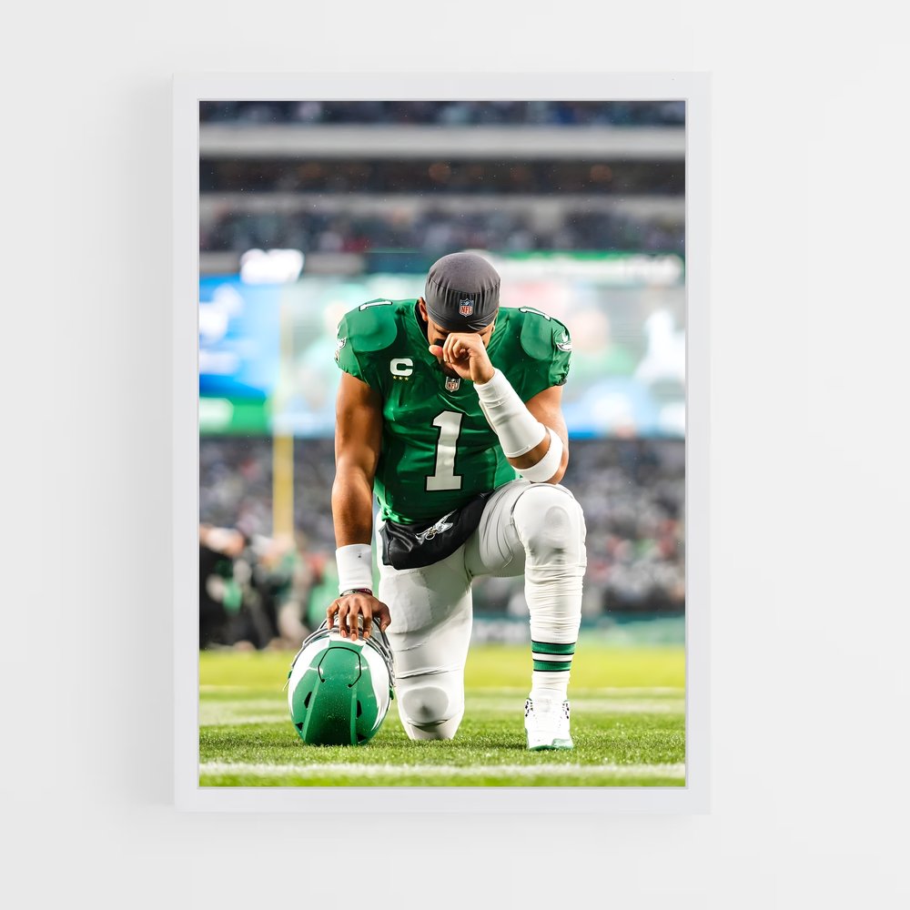 ap-jalen hurts-2 cadre Blanc