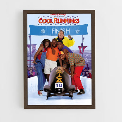 ap-jamaica bobsled team-2 cadre Bois foncé