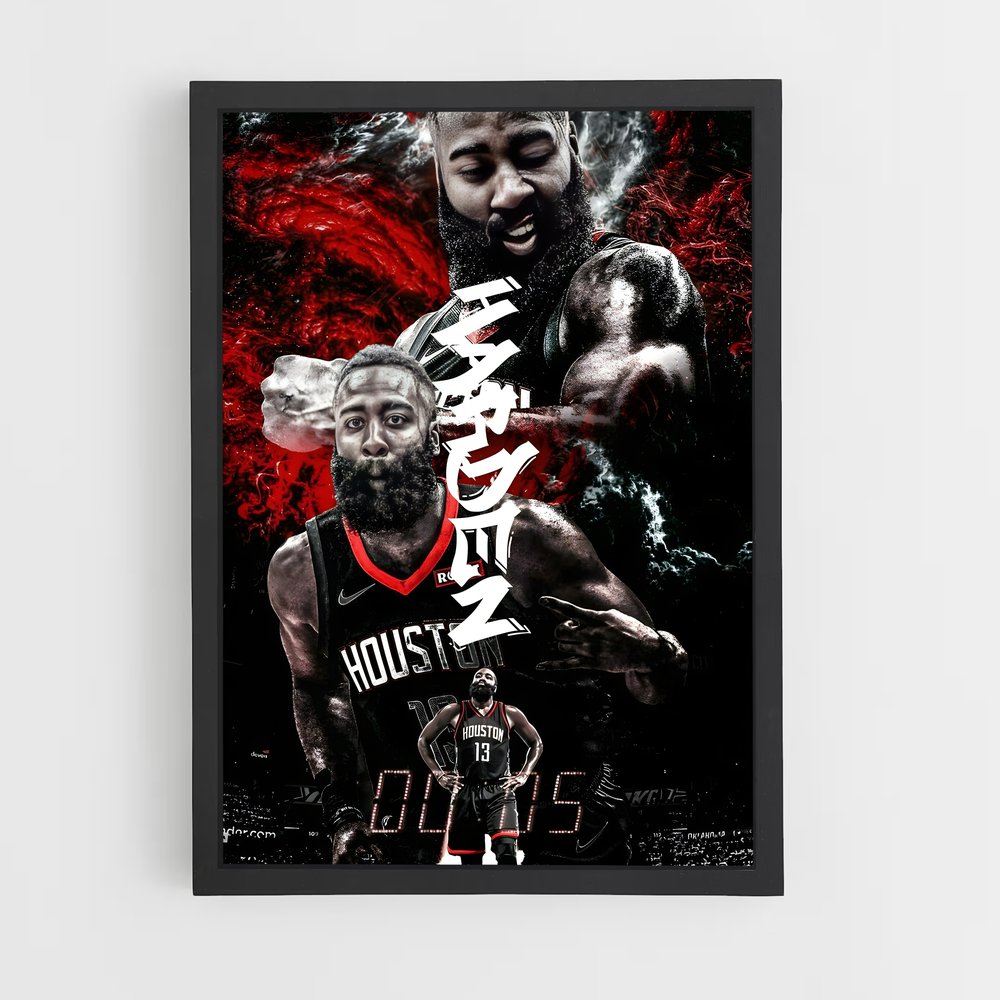 ap-james harden-1 cadre Noir