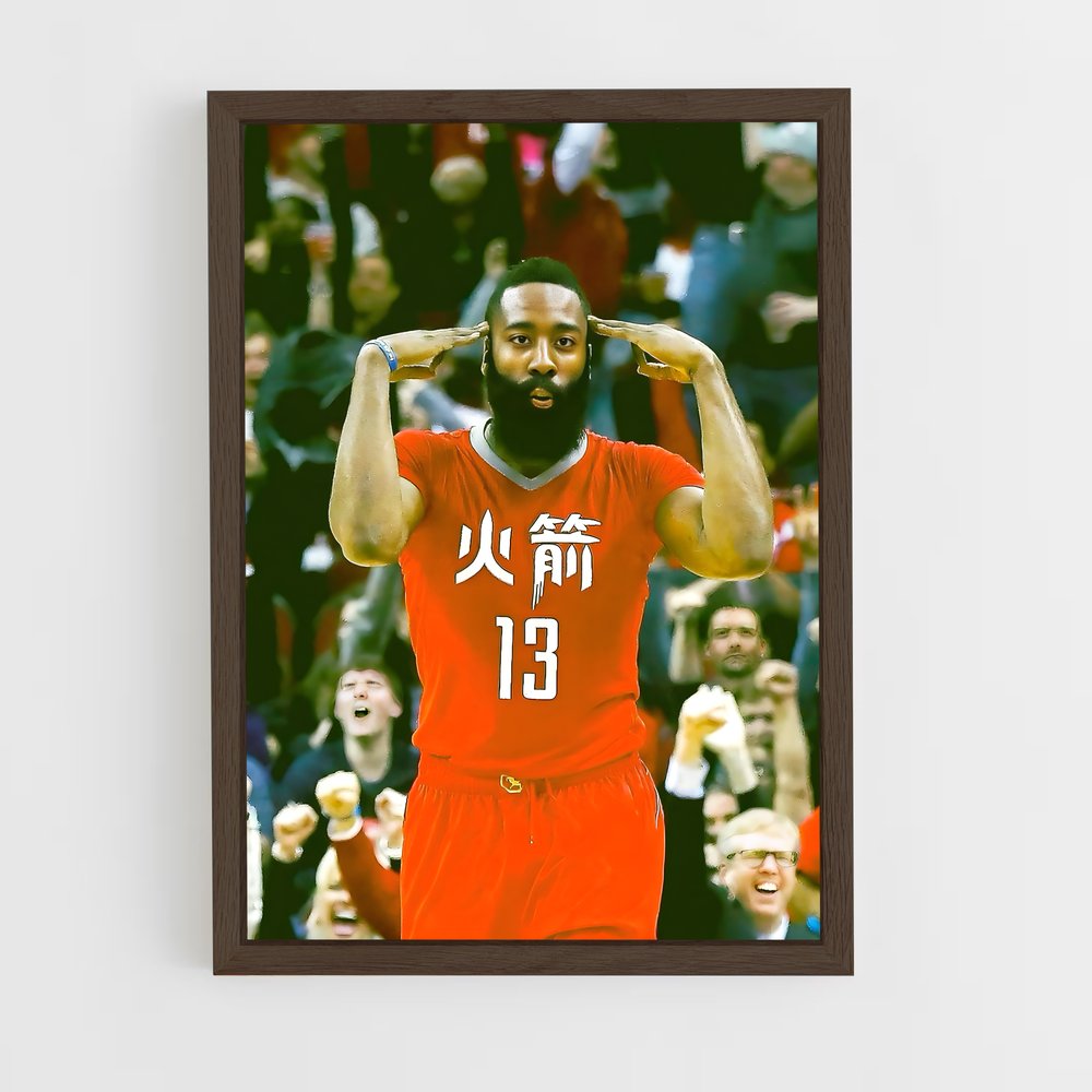 ap-james harden-3 cadre Bois foncé