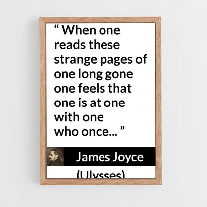 ap-james joyce-1 cadre Bois clair